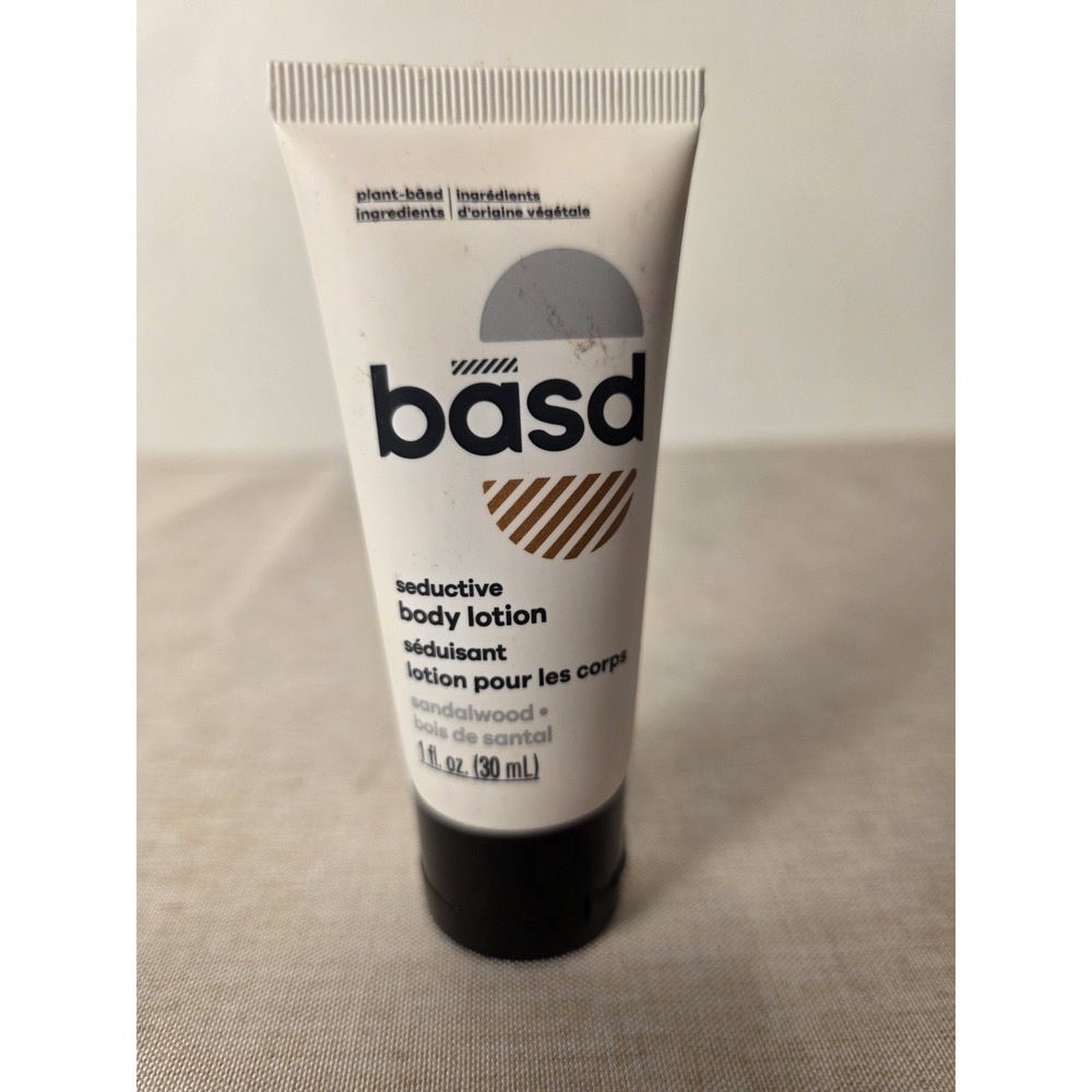Basd, Moisturizer Body Lotion, Seductive Sandalwood, 1oz/30ml Sealed